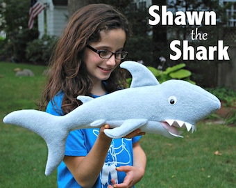 Shawn the Shark PDF Sewing Pattern - Perfect for Your Little Pirate