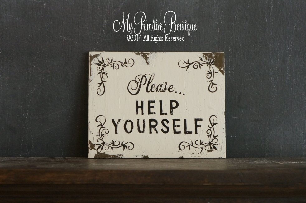 items-similar-to-vintage-wedding-sign-please-help-yourself-sign