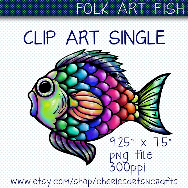 fish clip art etsy - photo #23