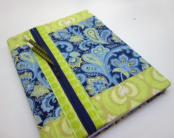 Composition Book Cover Fabric w/ Zipper Pocket by dailythreads