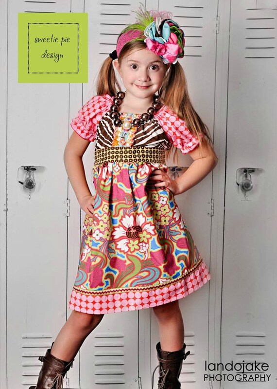 SALE Girls Fall Dress Girls Back to School by sweetiepiedesign