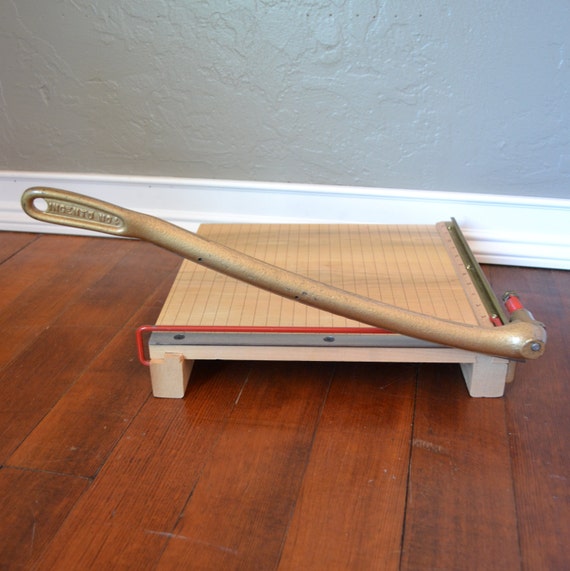 Vintage Ingento Paper Cutter Like NEW model 1132 no 5 12