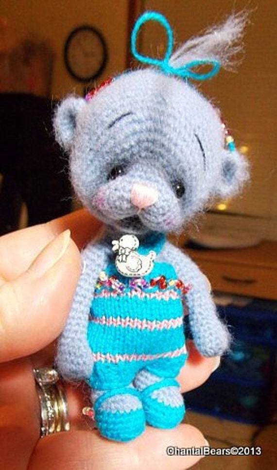 thread jointing teddy bear