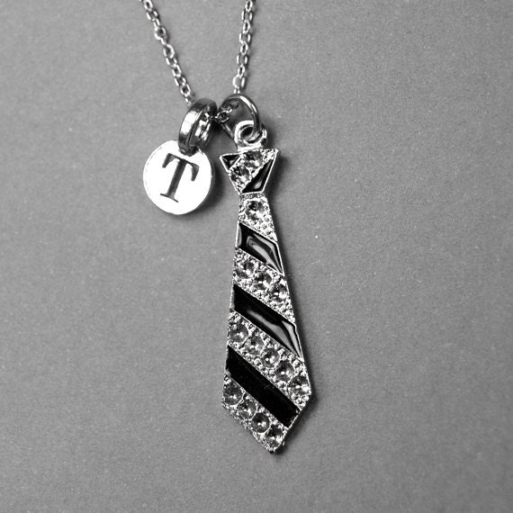 Neck Tie Necklace Mens Tie Necklace Personalized Jewelry