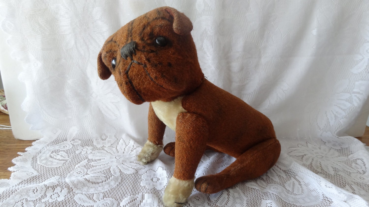 steiff stuffed dog