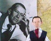 E. E. Cummings Doll Miniature Literary Art Figure Poet E. E. Cummings Doll Miniature Literary Art Figure Poet