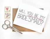 Will You Be My Bridesmaid Card - Bridesmaid Card Will You Be My Bridesmaid Card - Bridesmaid Card