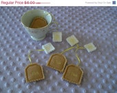 Christmas In July Sale Pretend Felt Play Food Tea Bags set of 4 Il_170x135