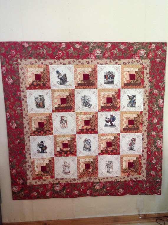 Items similar to Embriodered Hummel quilt on Etsy