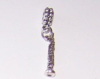 Sterling 3D OBOE INSTRUMENT Bead Charm for Trollbead, European and All Name Brand Add a Bead Bracelets
