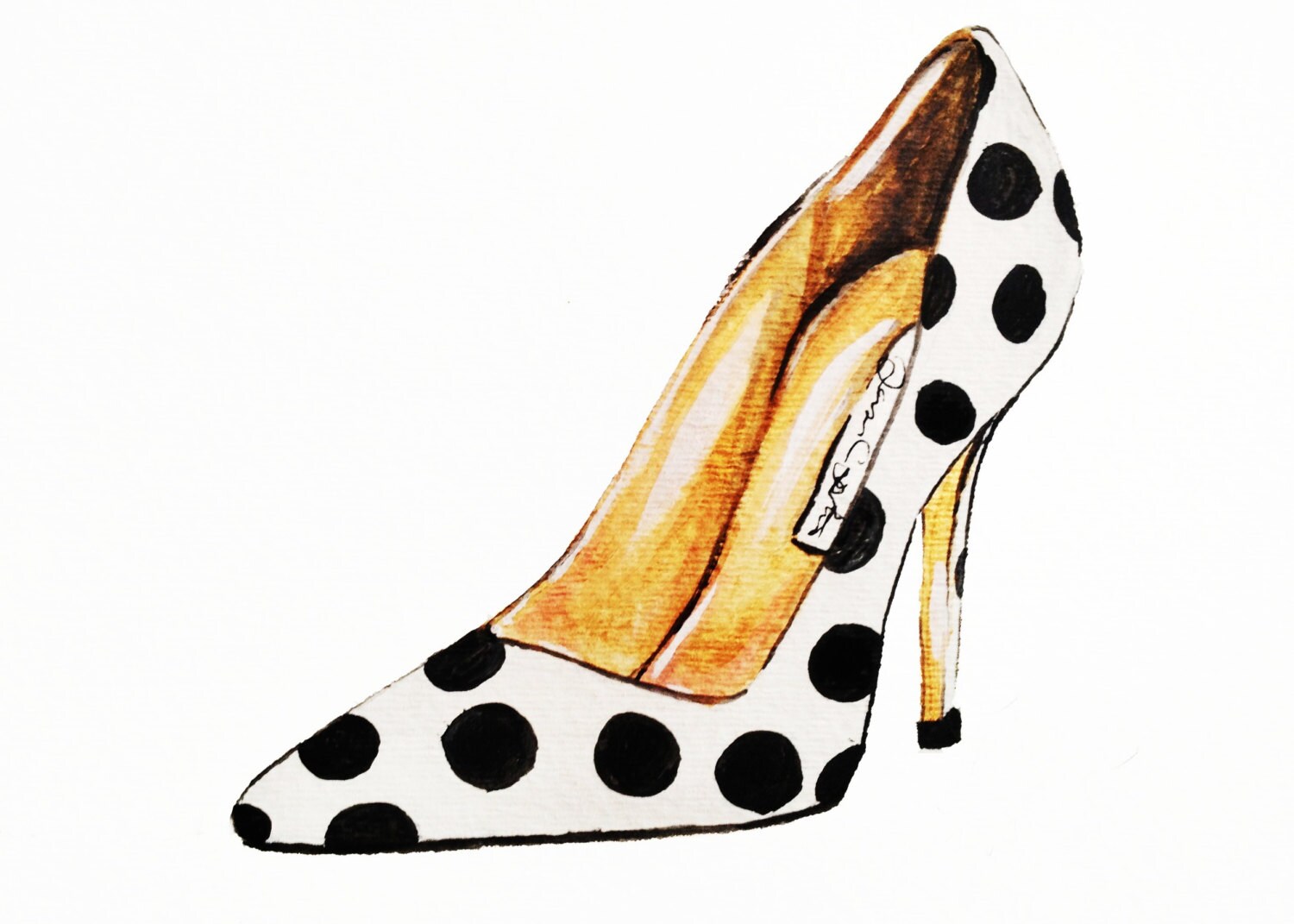 fashion illustration shoes print of polka dot shoe fashion illustration fashion illustration shoes print of polka dot shoe fashion illustration