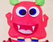 Christmas in July Sale Happy orange monster felt mat game educational game learning toy Eco-Friendly felt game Il_170x135