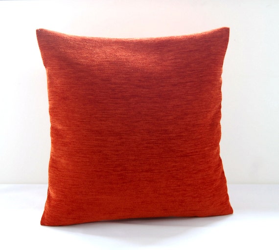 burnt orange cushion covers