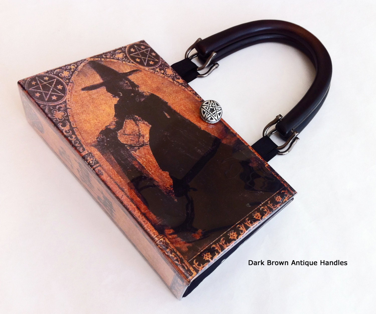 Witch Book Purse WICCAN Book Clutch History of Witches