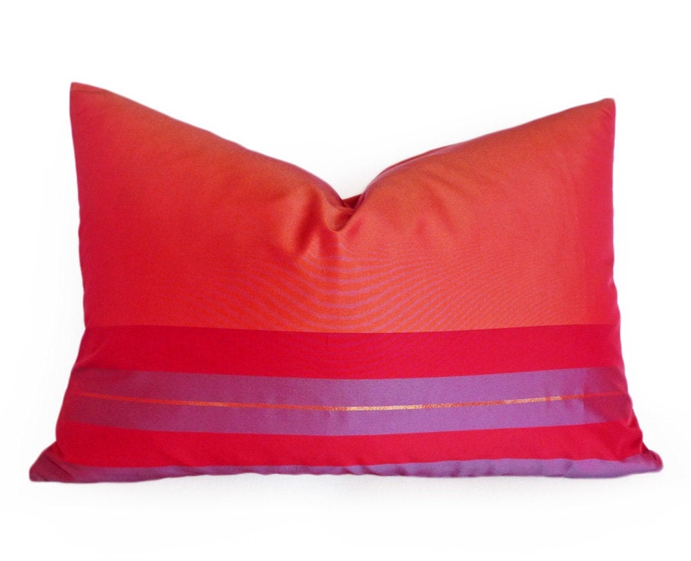 Red Purple Pillows Red Pillows Eclectic Pillow Covers Boho