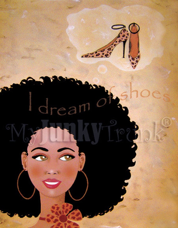 African american art woman natural hair art afro by 