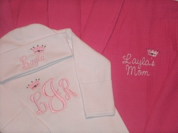 personalized hospital gown