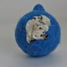 Needle felted Waldorf Christmas ornament-Polar bears-Vintage style--needle felt by Daria Lvovsky