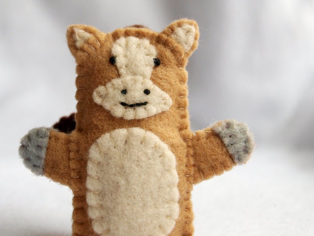 horse finger puppet template
