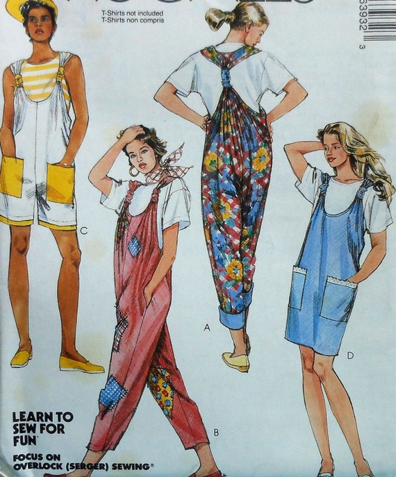 Romper Overalls and Jumpsuit Sewing Pattern UNCUT McCalls