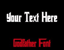 whats the godfather font on microsoft word