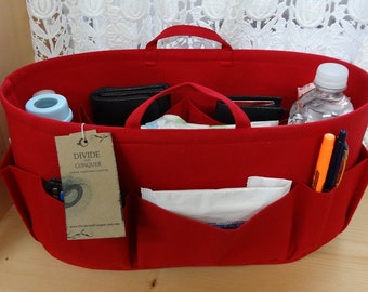Diaper Bag ORGANIZER insert / Handles / Stiff Wipe-Clean
