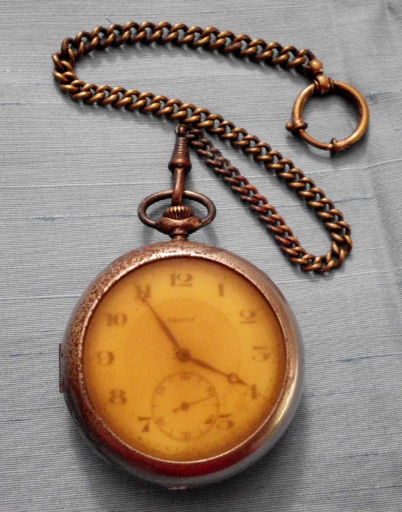 Alpina Pocket Watch Wartburg DRGM Case Swiss German WW1 WW2