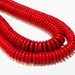 Red Disk Round Beads, Red Magnesite Turquoise Coin Donut Beads 16mm (24) Beads For jewelry Making