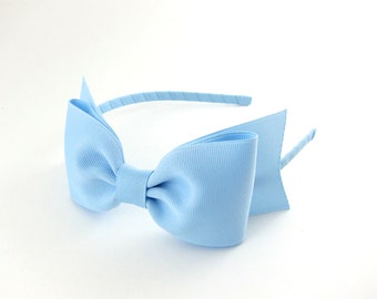 Blue Bow Headband Cinderella Costume Prop