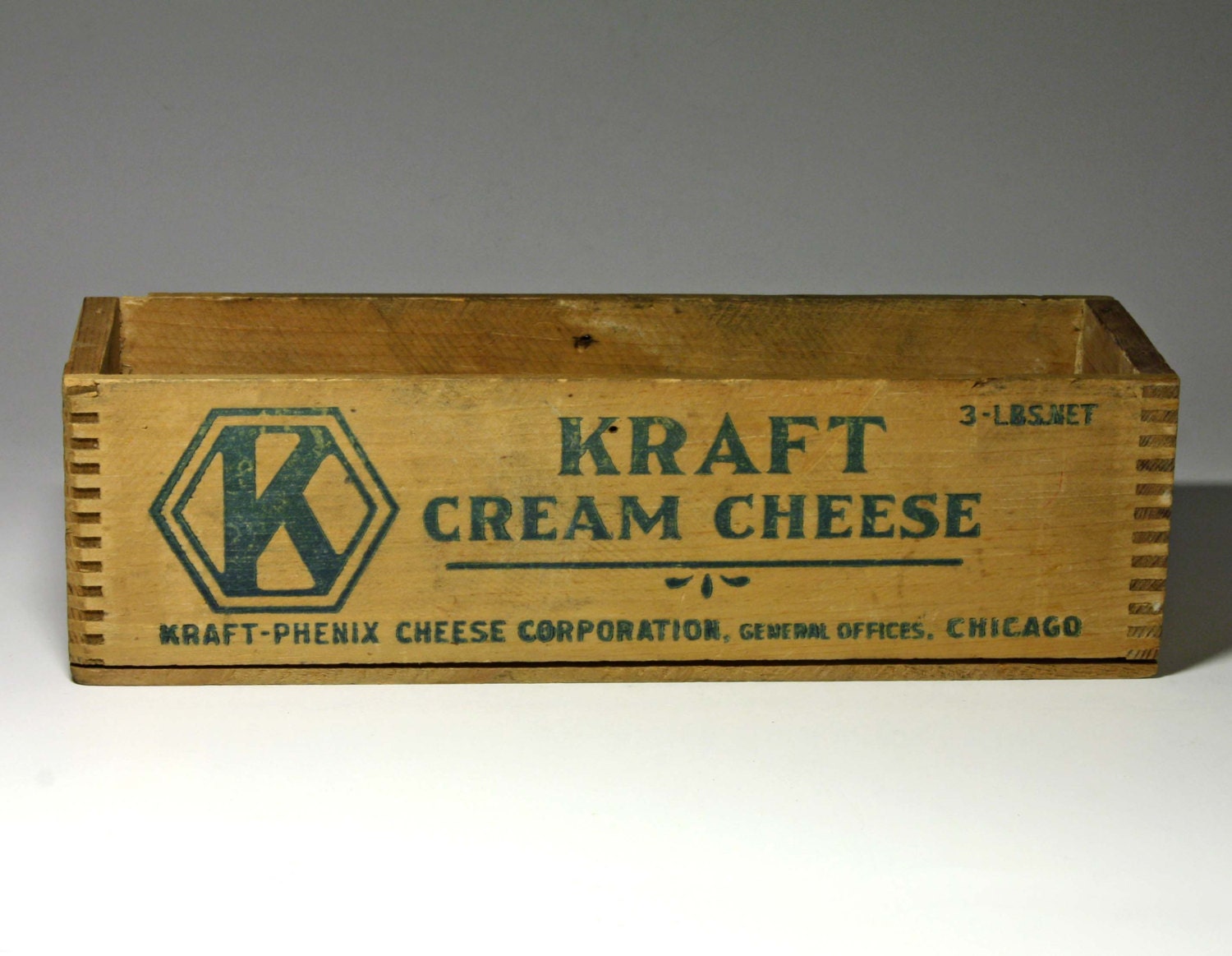 Vintage Kraft Cream Cheese Box circa 1930's