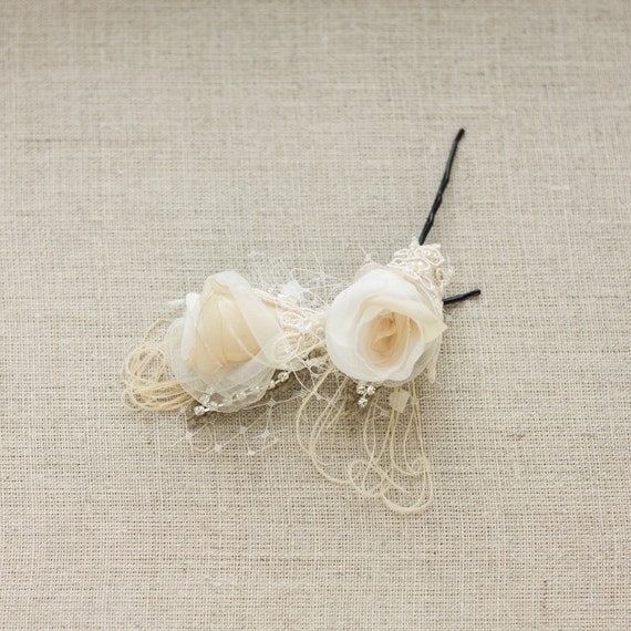 Bridal Hair Accessories Bridal Hair Flower Pins Bridal Hair