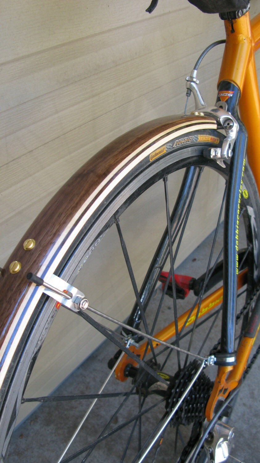 Woody's compound curve road bike fenders for 700c wheels.