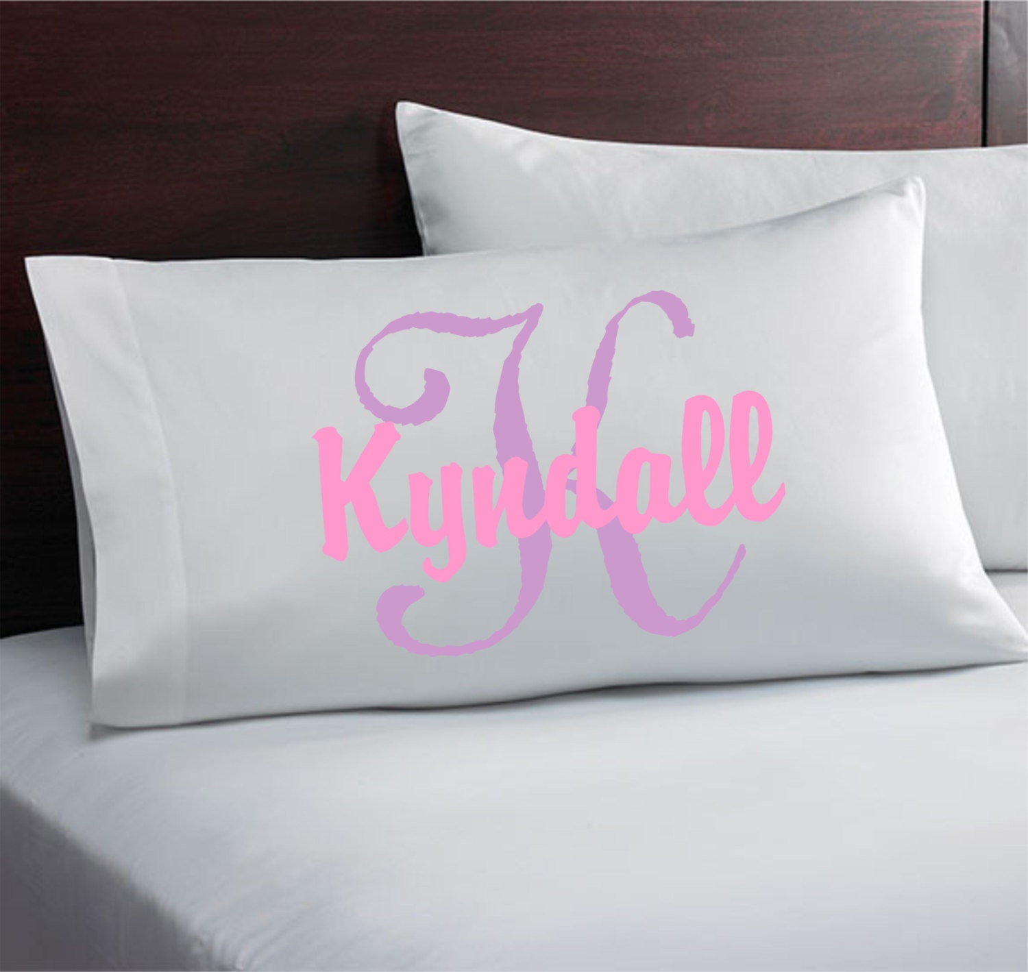 Personalized Pillow Case With Name And Initial 