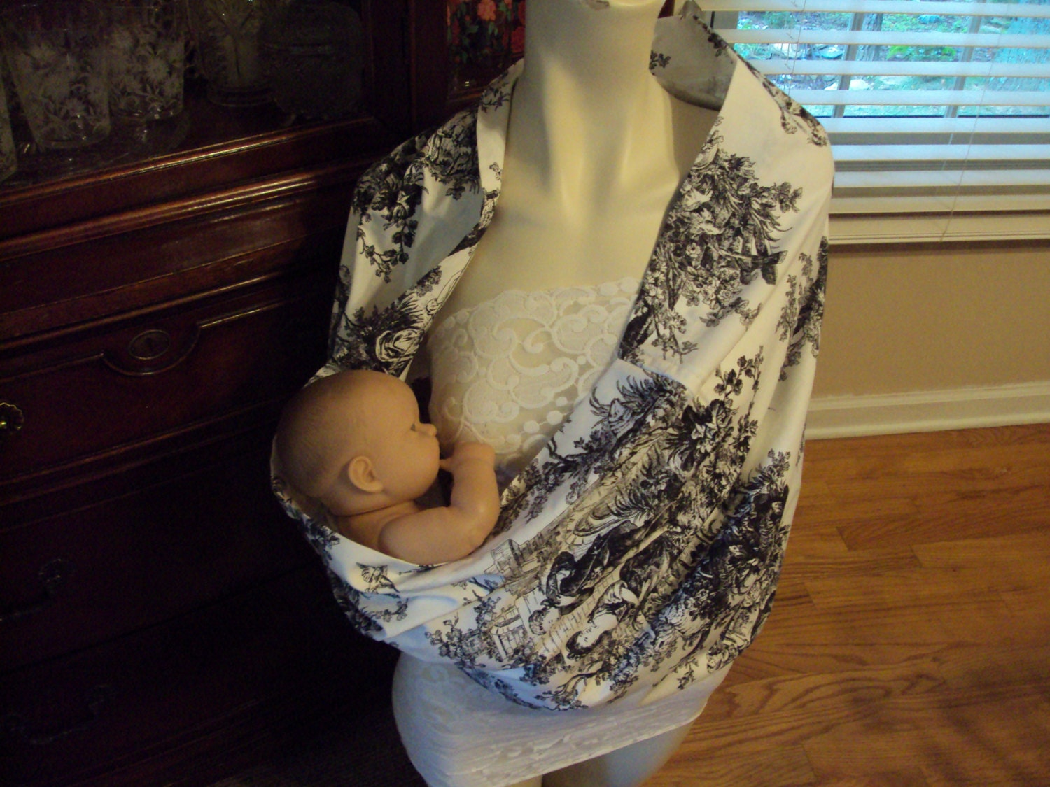 Baby Sling Wrap Private breast feeding Carrier by 2creativeladys