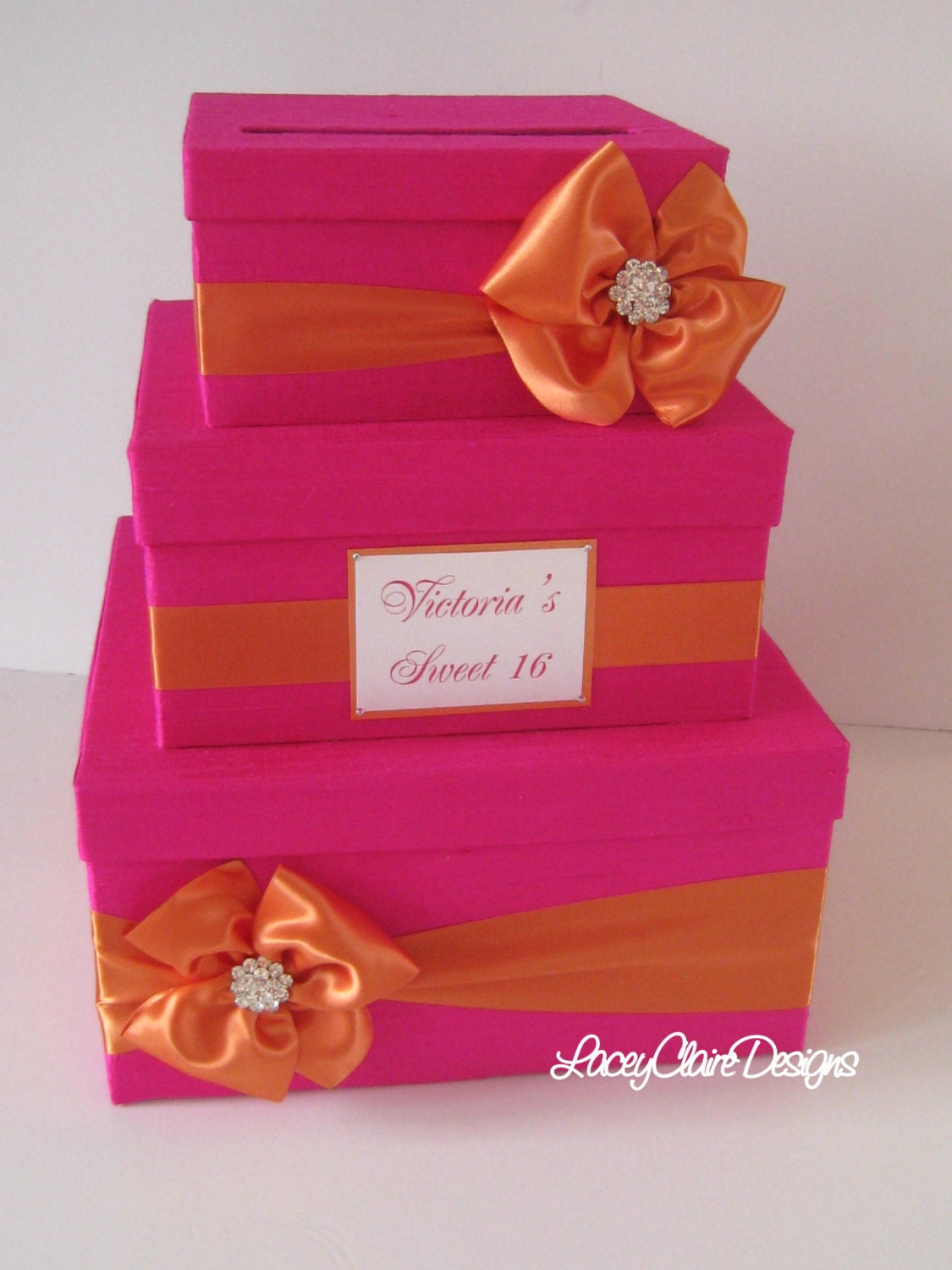 Sweet Sixteen/Quinceanera Card Box Money Holder Custom Made