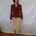 Reserved for Helen Burgundy Vintage 70's Knit Top