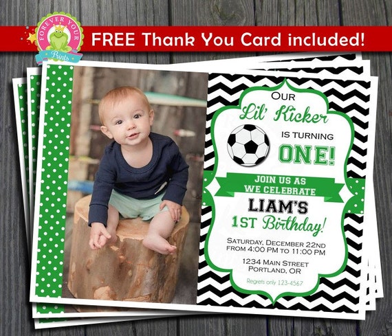 Soccer Birthday Invitation / Soccer Party Invite / Soccer Invitation / Soccer Party / Boys Birthday Invitation Il_570xn