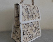 Insulated Lunch Bag - Trees and Blossoms