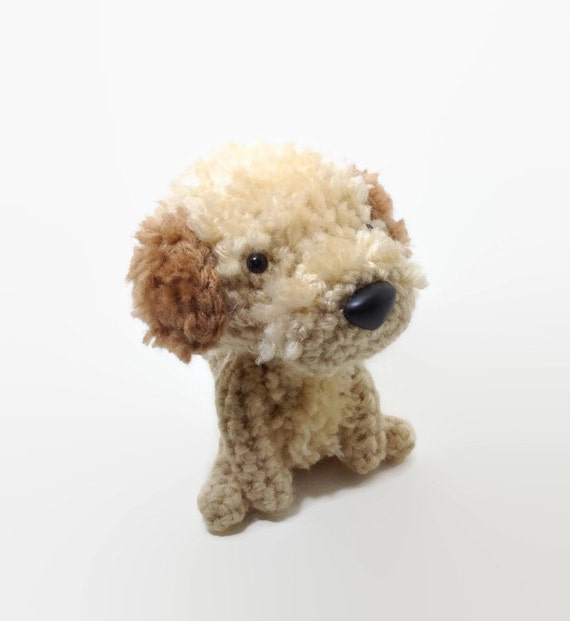 Labradoodle Plush Stuffed Dog Goldendoodle Amigurumi by Inugurumi