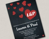 Denim Casual Engagement Invitation Il_170x135