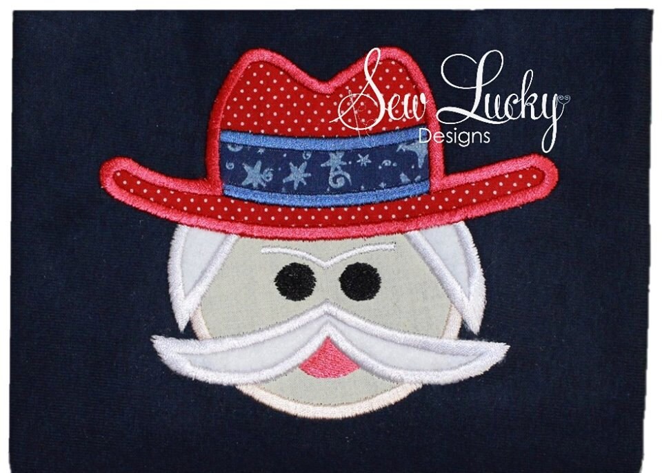 colonel reb applique design machine embroidery design Many