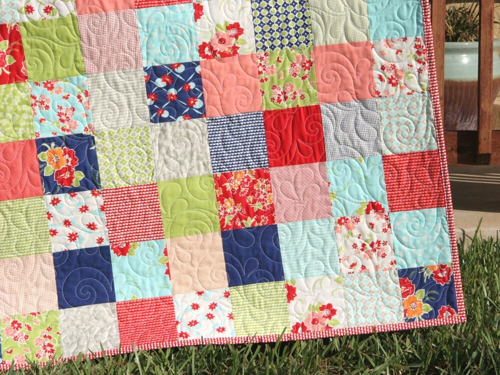 SALE LAST ONE Baby Quilt Miss Kate Nursery Crib Bedding