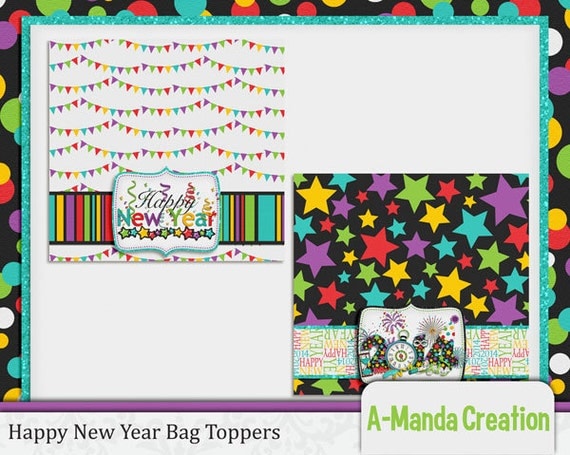 Happy New Year Printable Bag Toppers Il_570xn