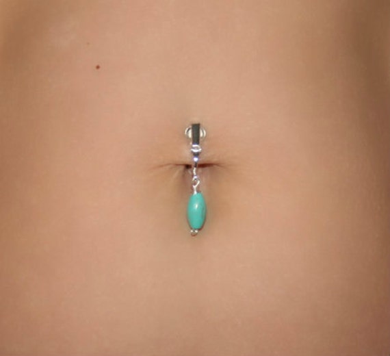 Non pierced navel jewelry fake belly clipon fake navel