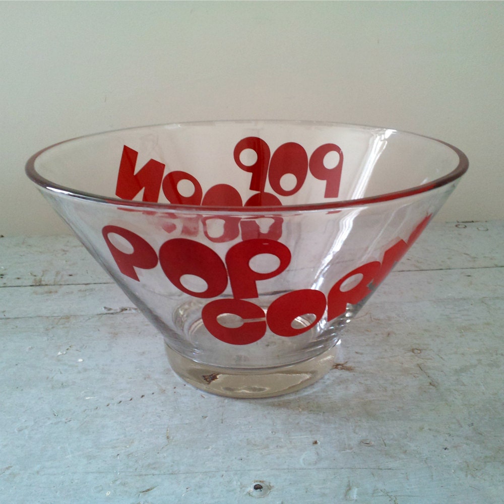 Vintage Popcorn Bowls 12