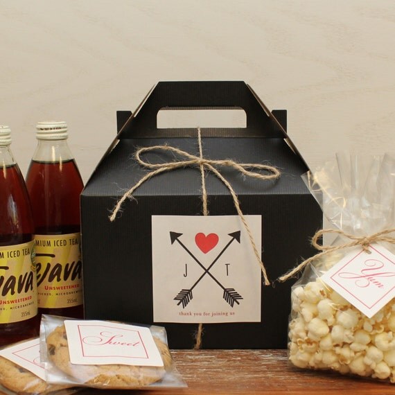 Set of 6 - Out of Town Guest Box // Wedding Welcome Box // Wedding ...