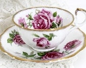 Orleans Rose Cup and Saucer - Royal Standard Teacup and Saucer - 11514