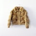 vintage shearling fur coat
