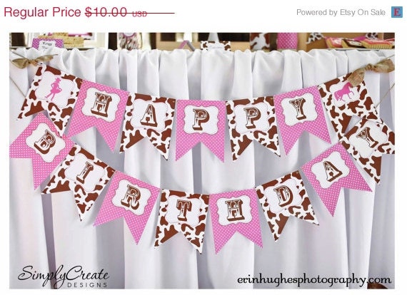 Cowgirl BANNER DIGITAL File 8.5 x 11 Jpeg Files Personalized DIY Il_570xn