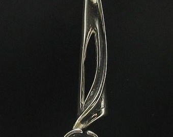 PE000632 Stylish Sterling silver pendant solid 925 Flower